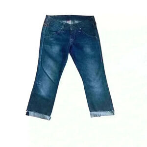 True Religion Vintage Cuffed Capri’s Women’s Sz 30